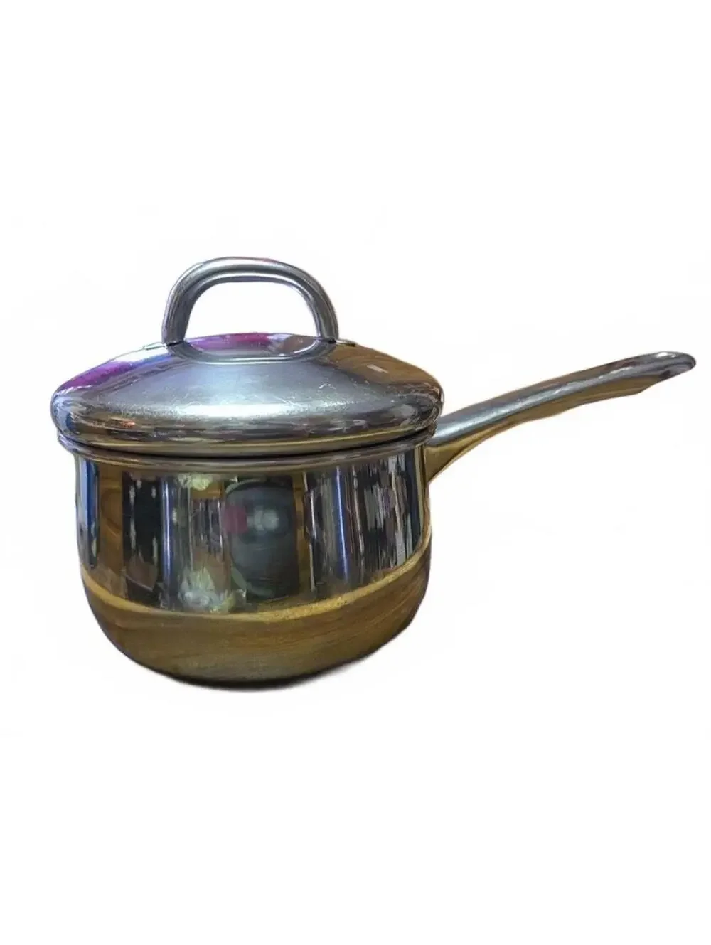 Vintage Tools of the Trade 1.5 Qt Stainless Steel Saucepan Cookware Pot With Lid